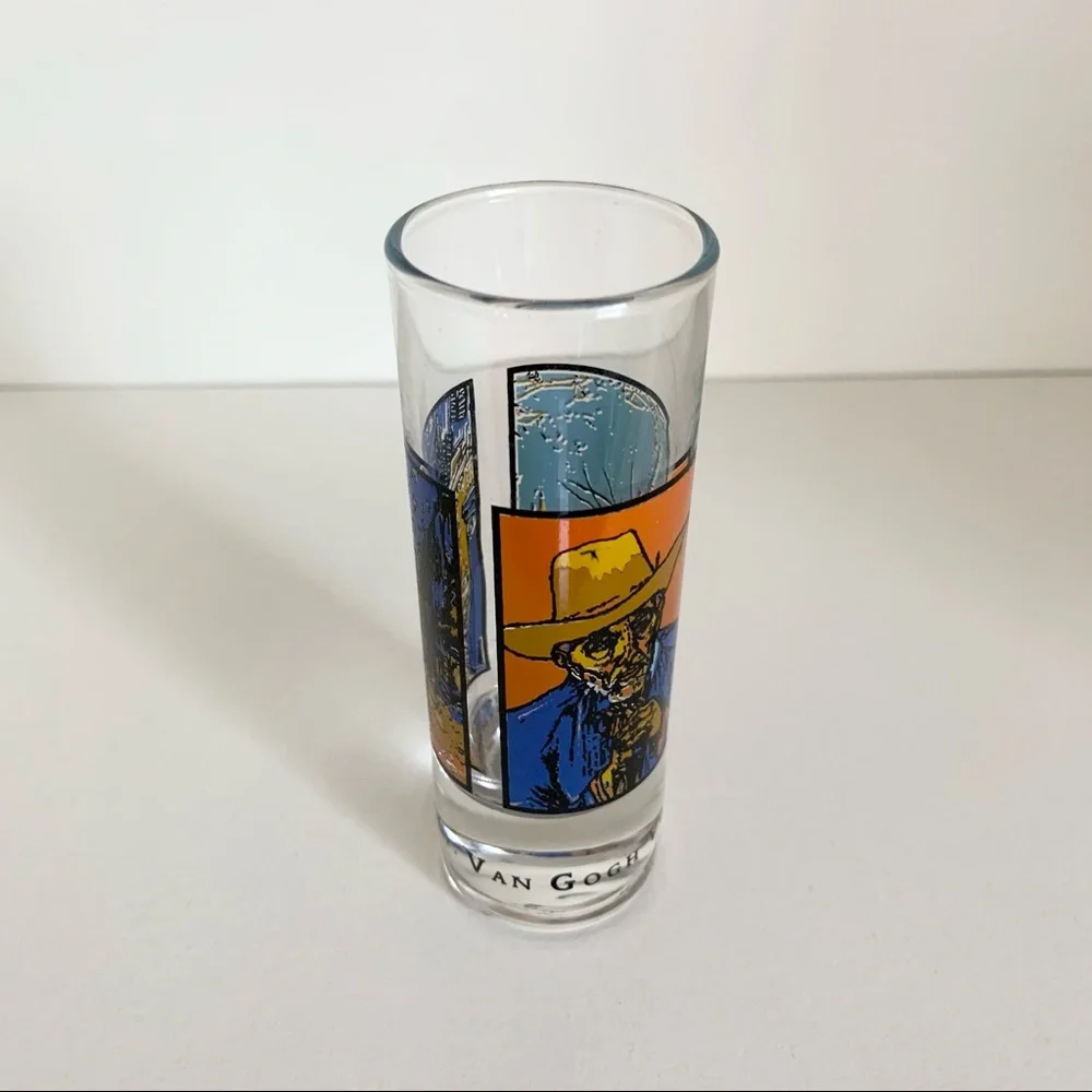 NWOT Van Gogh vodka shot glass